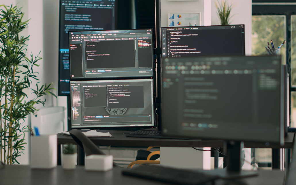 Data File Conversion Computers In An Office
