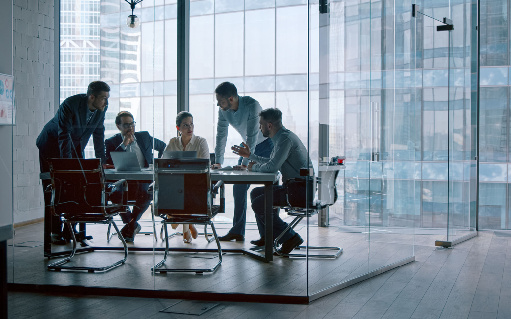 Enterprise Level Business Owners In Meeting